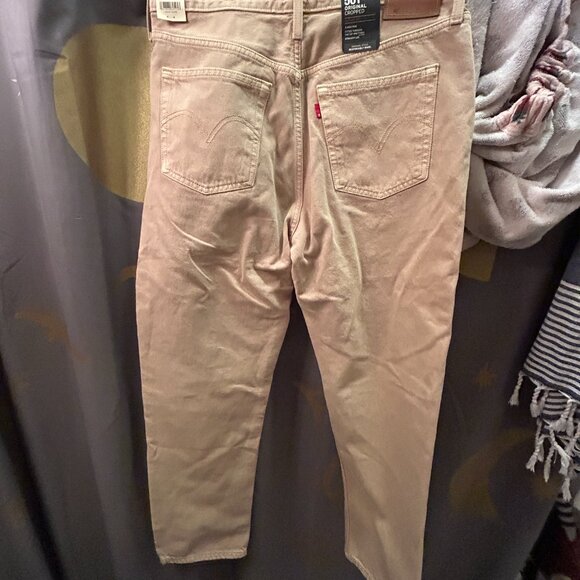 Levi's 501® Original Fit Women's Jeans in Tan Size 32x28 NWT - Picture 3 of 5